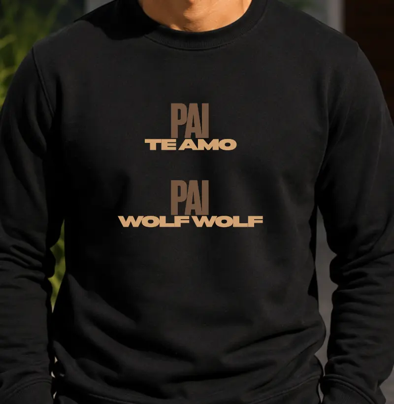 Pai te amo Pai wolf wolf