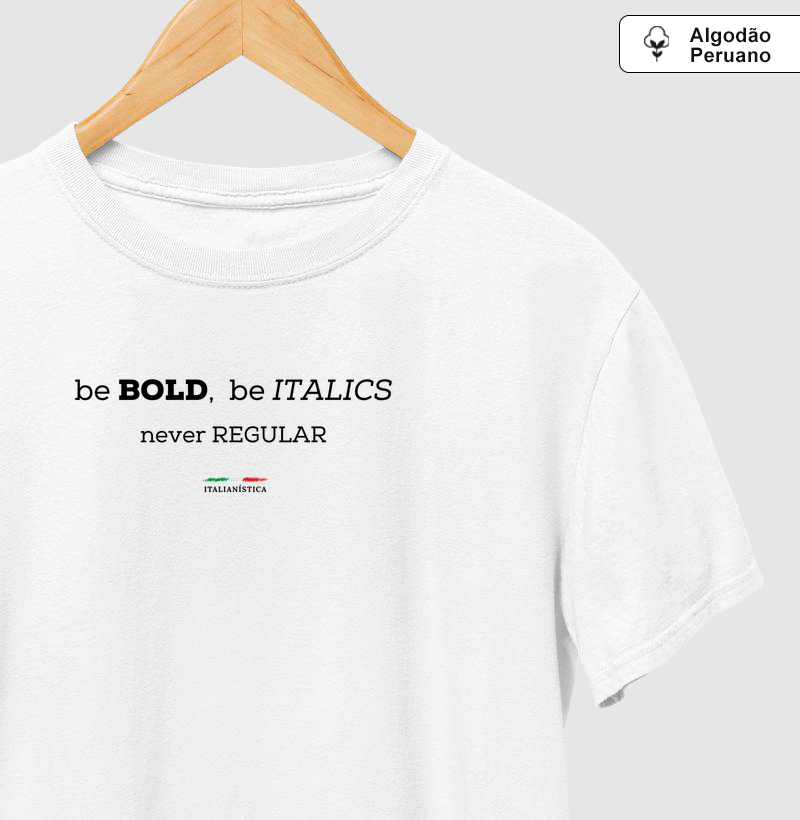 Be italics