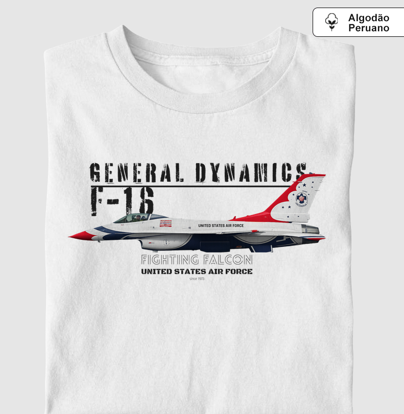 F-16 Fighting Falcon | Algodão Peruano