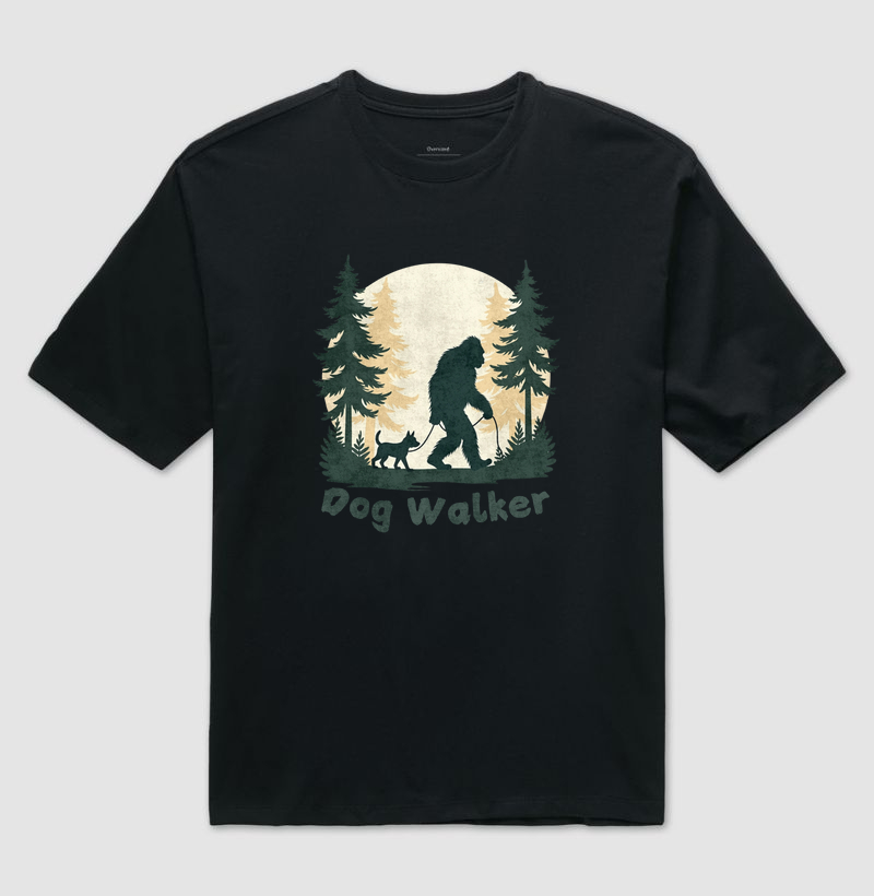 Camiseta Oversized Dog Walker