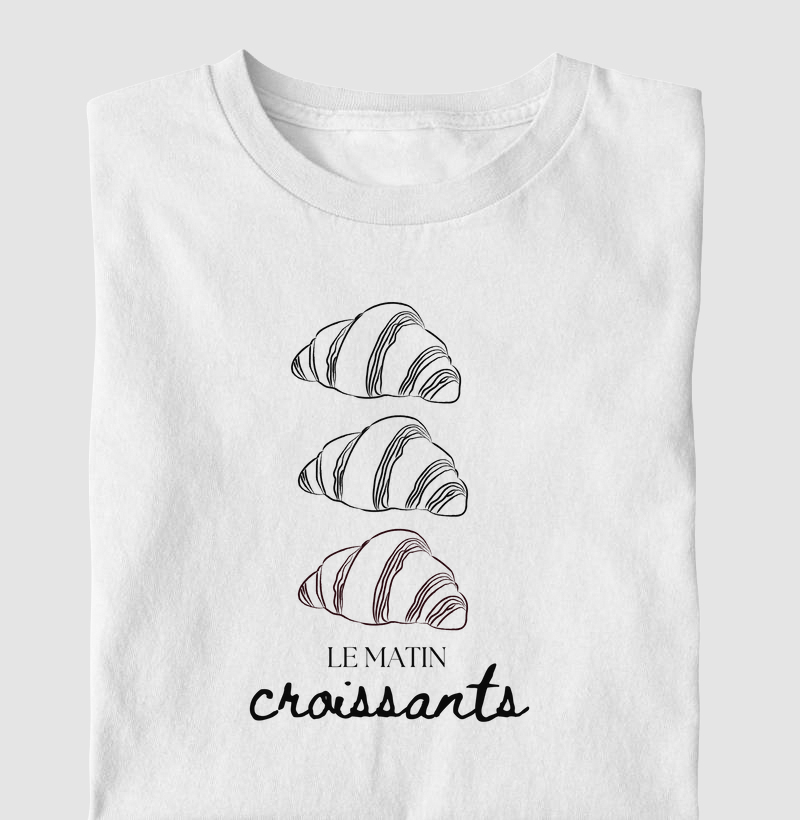 Camiseta Infantil Le Matins Croissants