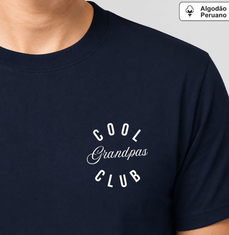 Cool Grandpas Club (minimalista) (algodão peruano)