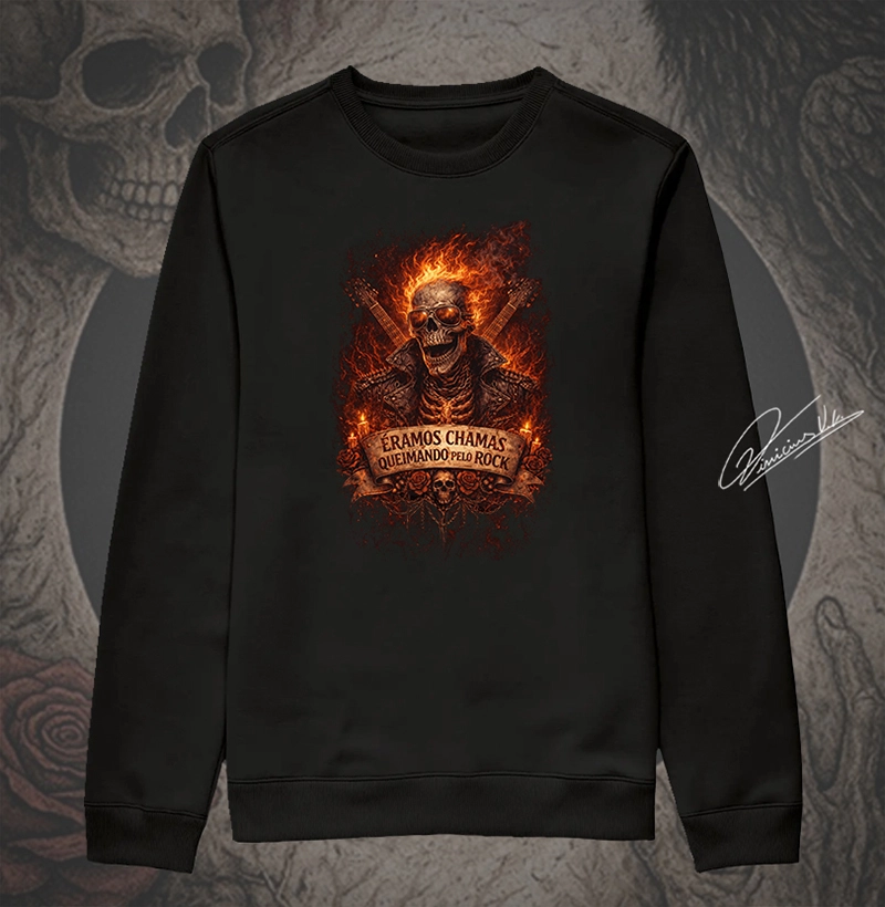 ÉRAMOS CHAMAS QUEIMANDO PELO ROCK
