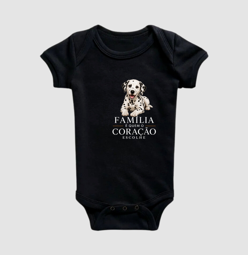 Dálmata - Família - Body Infantil