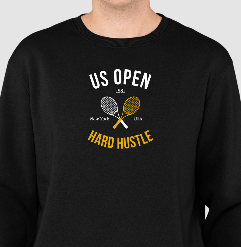 US Open - Hard Hustle - Moletom sem capuz