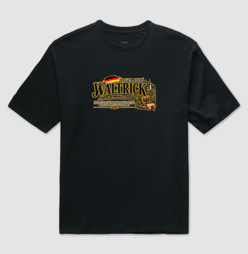 Waltrick - Camiseta Oversized