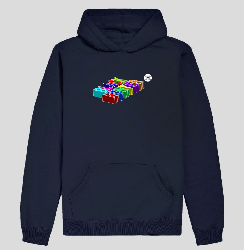 moletom com capuz colors deitada black hunter