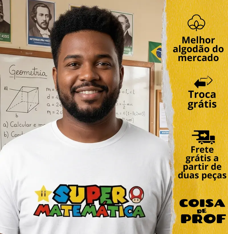 Camiseta Super Matemática