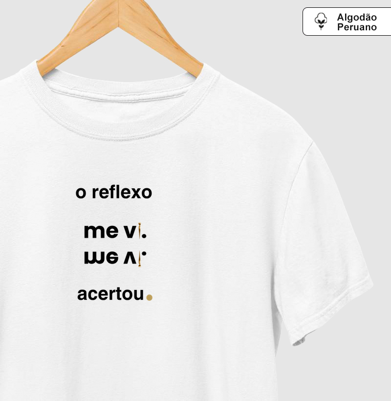 o reflexo acertou.