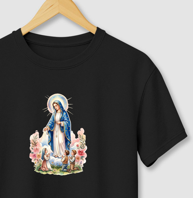 Camiseta Ave Maria e as crianças