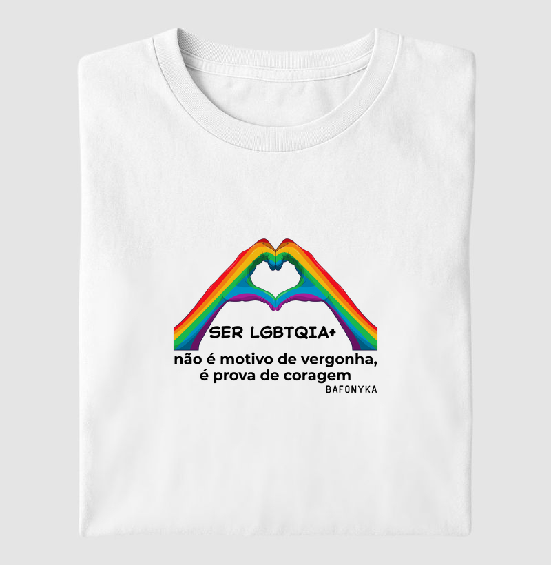 🌈 Ser LGBTQIA+ não é motivo de vergonha, é prova de coragem.