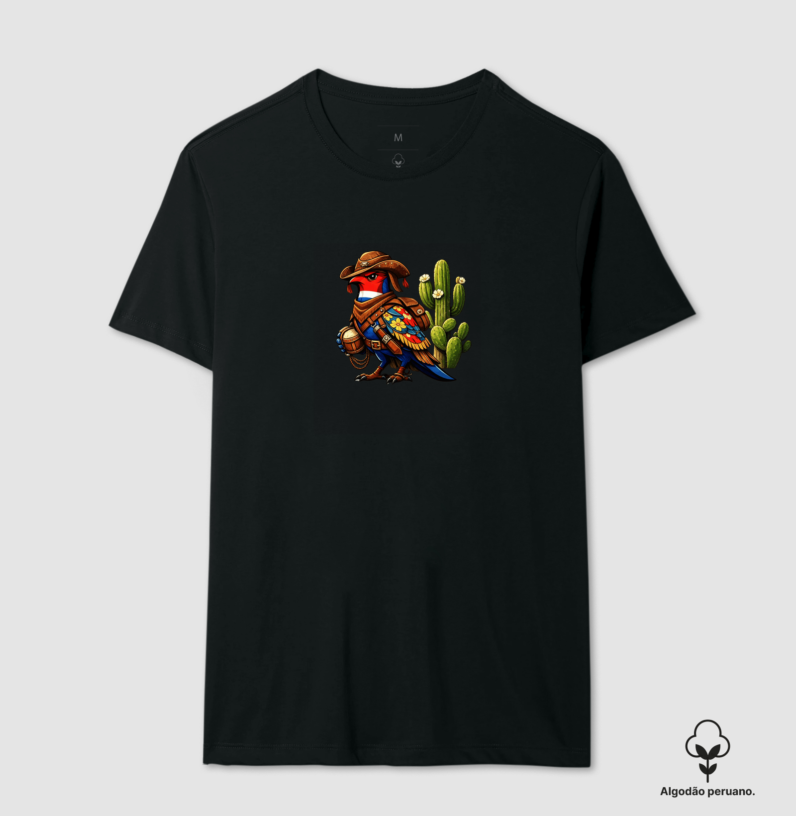 "Inspiração na cultura nordestina raiz, Ideal para quem valoriza tradição e estilo autêntico" - Camiseta Algodão Peruano