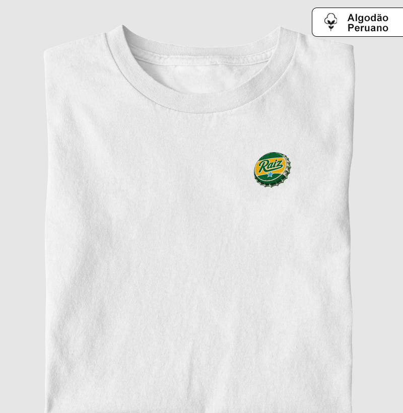 RIP - Tampinha Raiz (M) - Camiseta Algodão Peruano