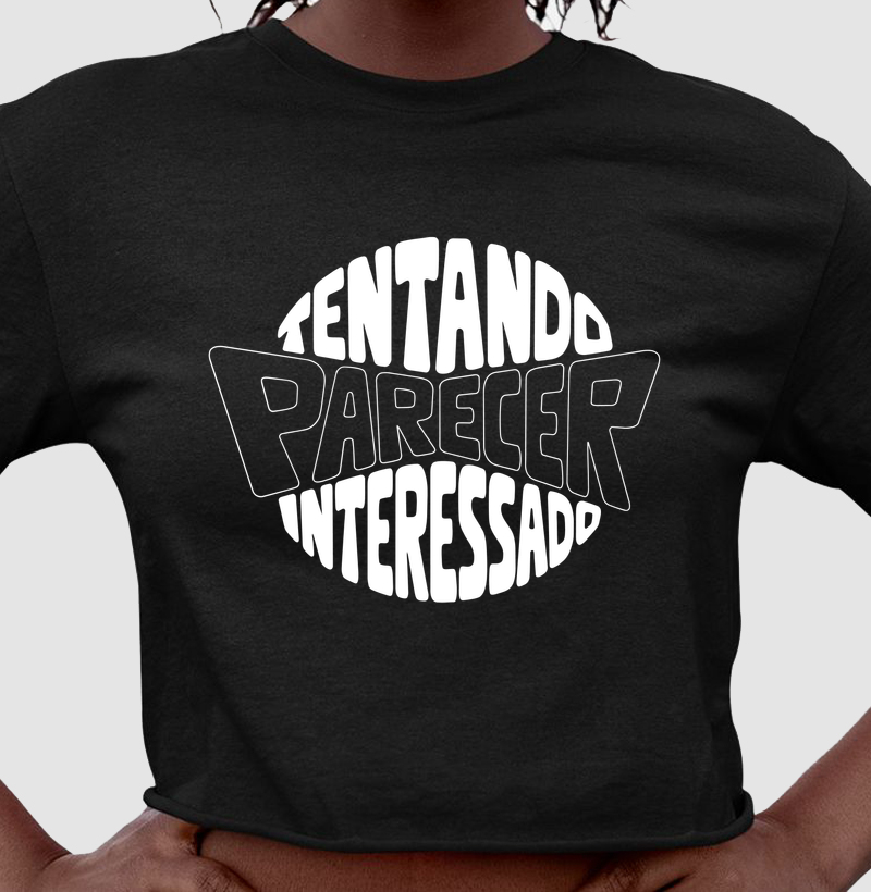 Tentando parecer interessado