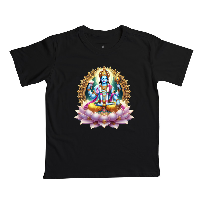 Senhor Vishnu e a Flor de Lotus