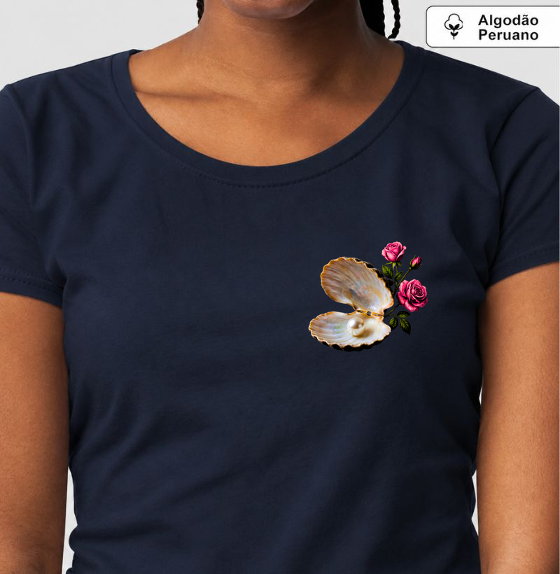 Afrodite — A Beleza do Encontro - Camiseta Algodão Peruano