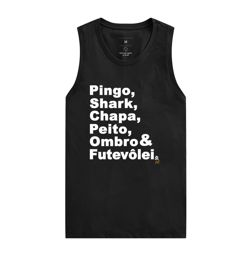 Pingo Shark Chapa Peito Ombro Futevôlei