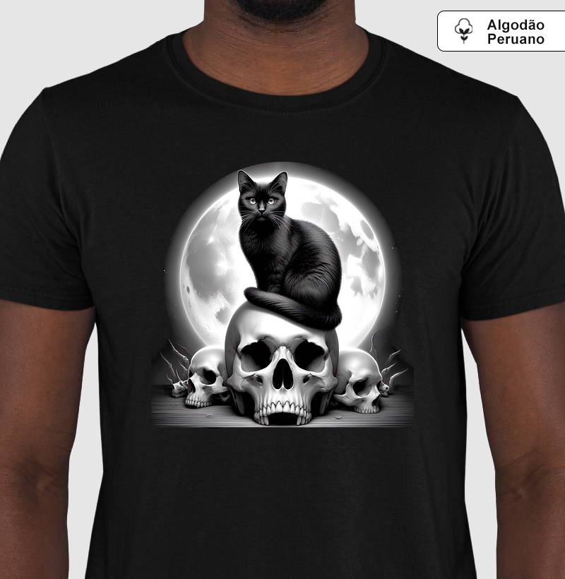 GATO PRETO CAVEIRA - Reserva.Ink 