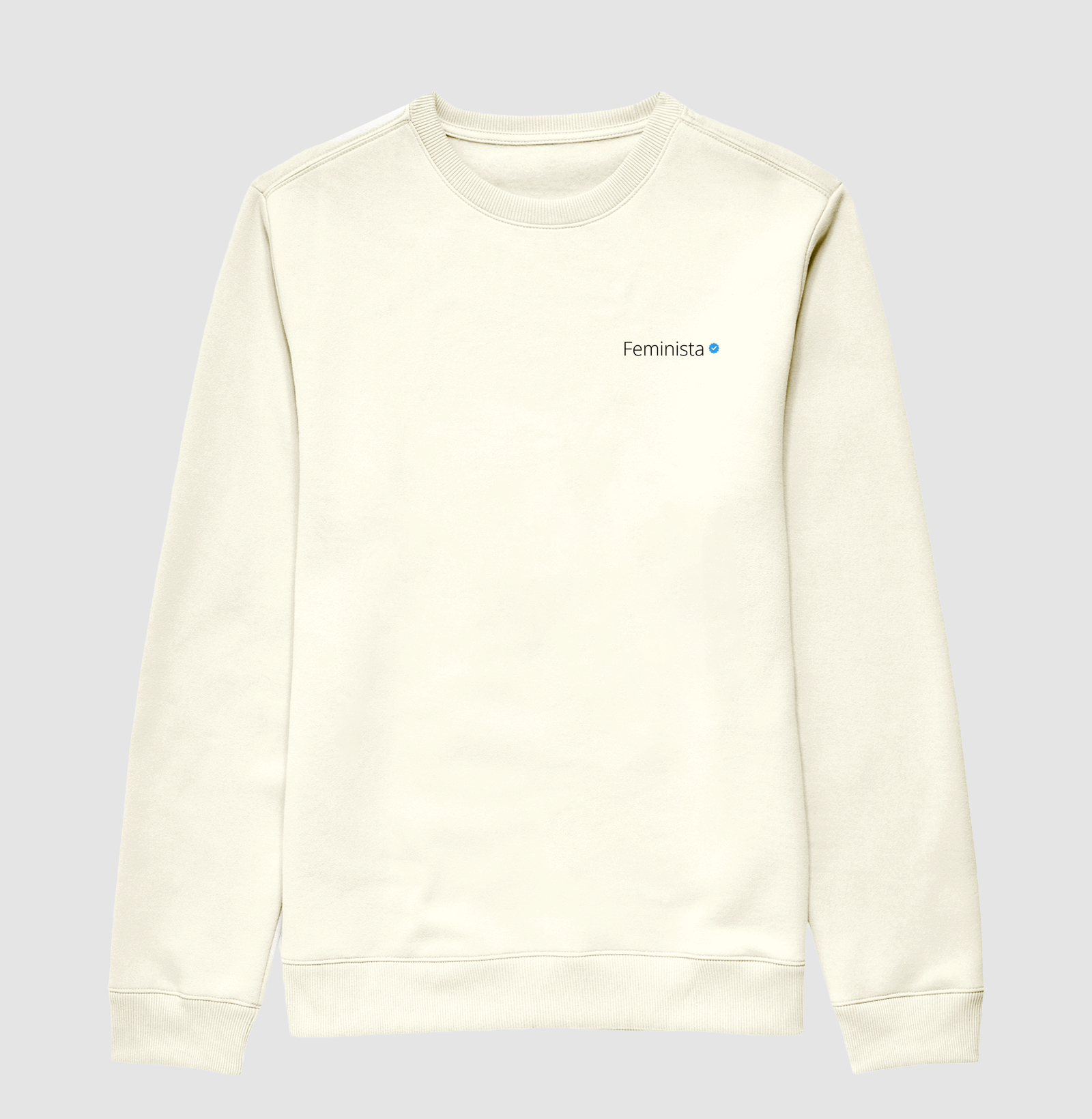 Feminista verificada (selo azul)