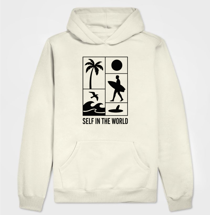 COLLAGE TROPICAL MINIMAL - Hoodie Moletom