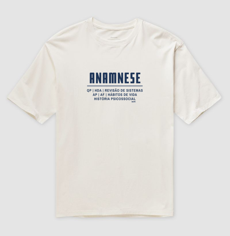 Anamnese - Camiseta Oversized