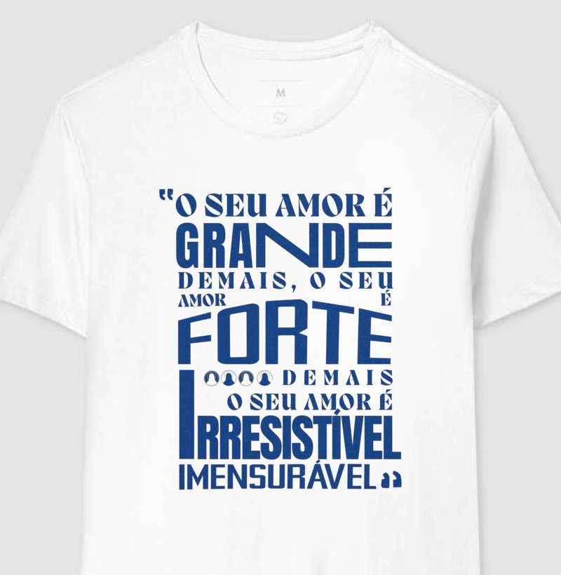 Camiseta amor infinito de cristo