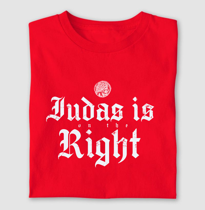 Judas is on the right - Camiseta
