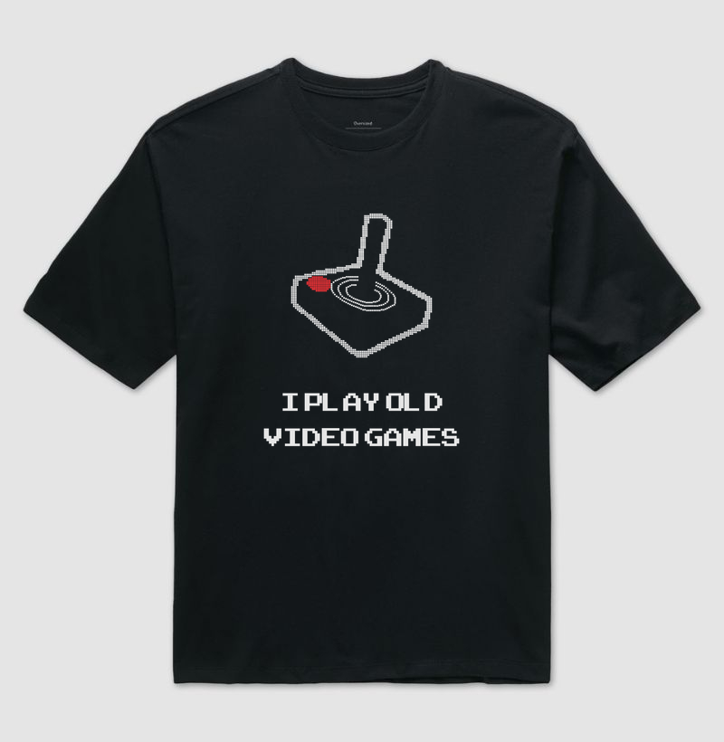 Old Gamer Joystick – Think Tee