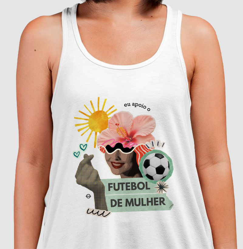 colagem futebol feminino joga bonita