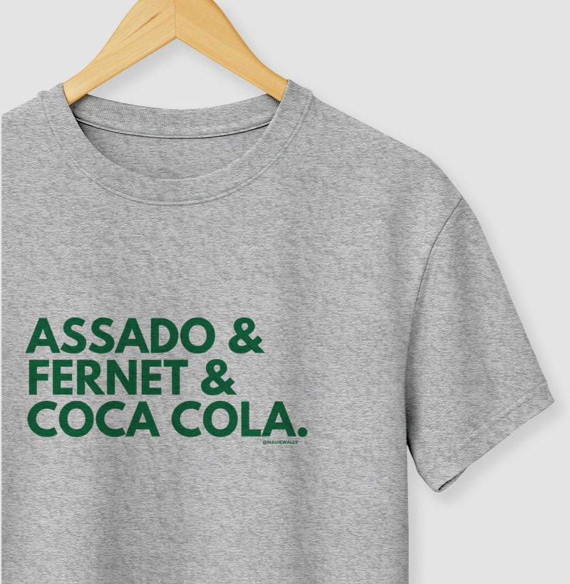Assado Fernet e Coca verde