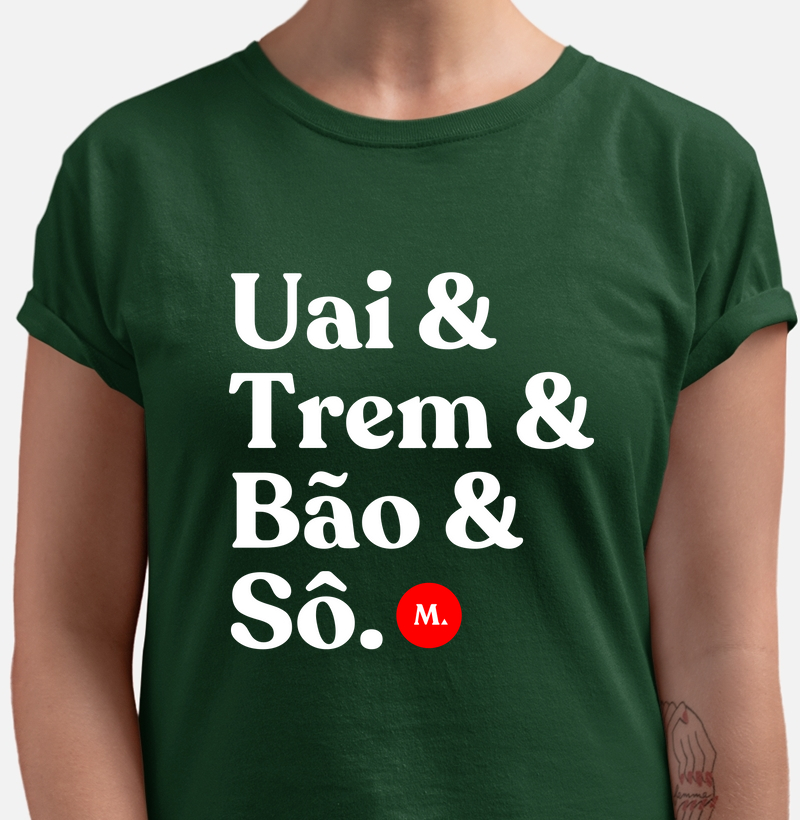  Uai& Trem& Bão& Sô - Camiseta - UseMineirês