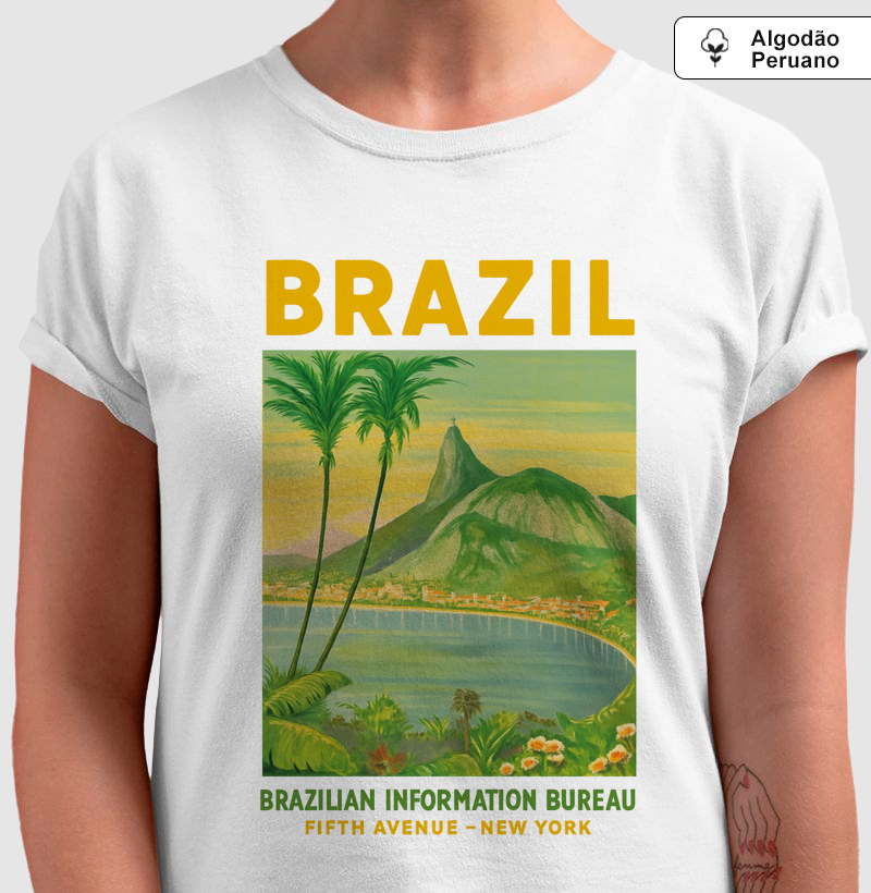 Camiseta Algodão Peruano Brazilian