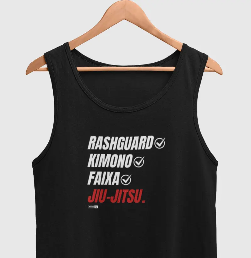 TankTop Rashguard, Kimono, Faixa, Jiu-Jitsu.