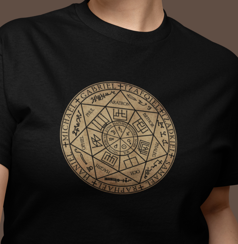 Camiseta Sete Arcanjos – Proteção Divina – Estampa Radiônica Unissex
