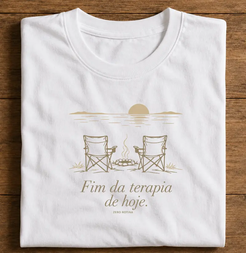 Fim da Terapia de Hoje - Camiseta