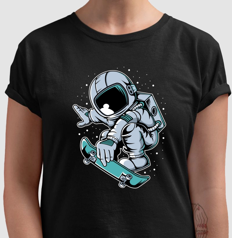 Astronauta no skate