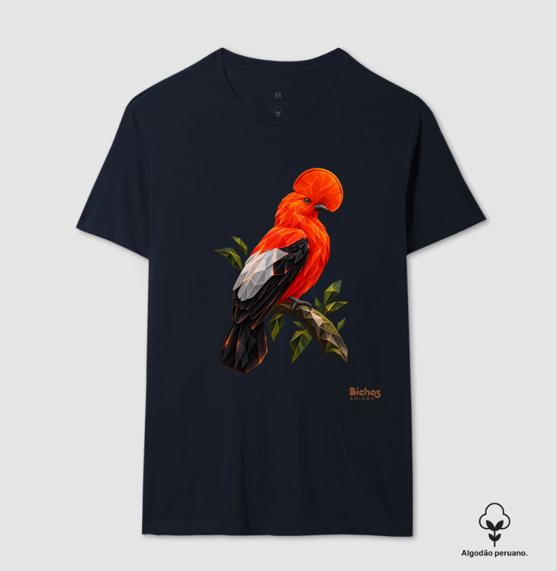 Galo-da-serra - Camiseta Algodão Peruano