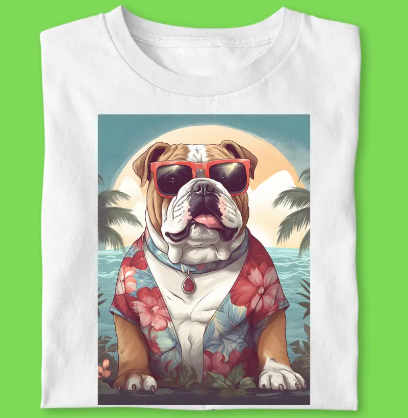 Camiseta Bulldog Ingles "Praieiro II"