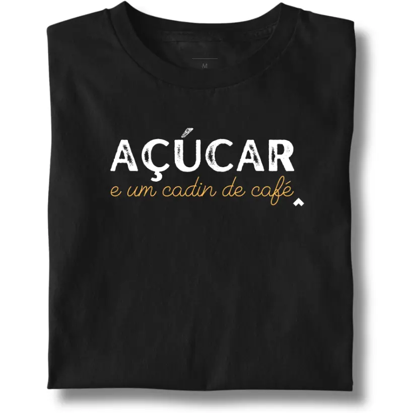 açúcar e um cadin de café