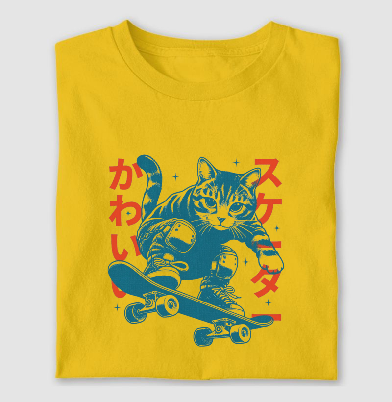 Gato skatista