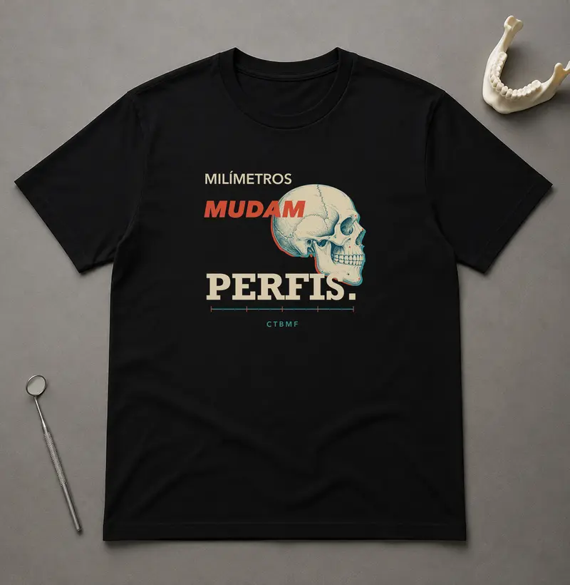 Camiseta — CTBMF: Milímetros mudam perfis