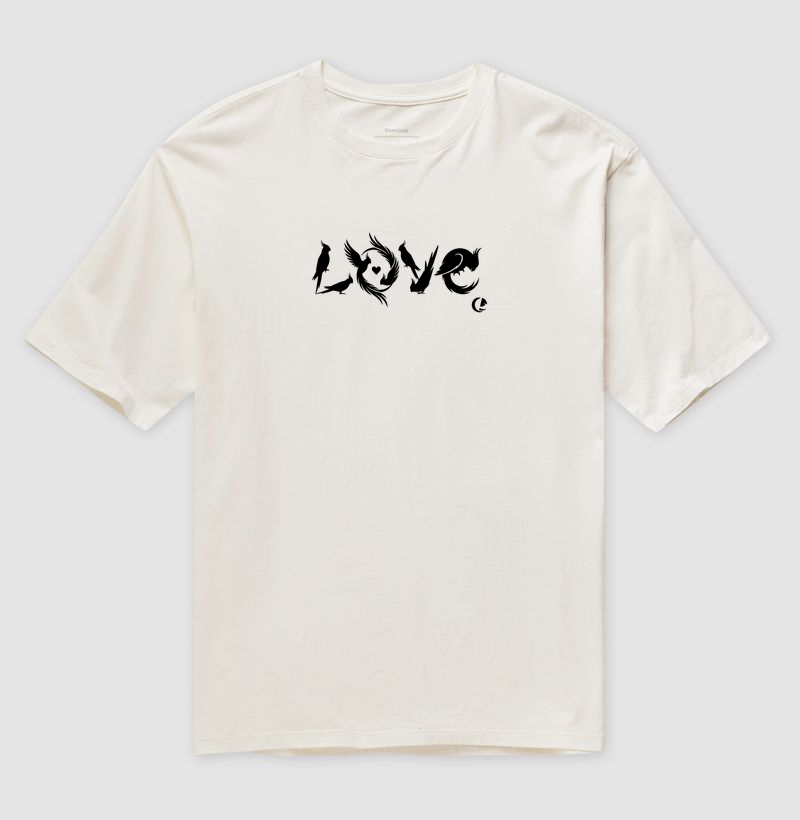 Camiseta Oversized Love