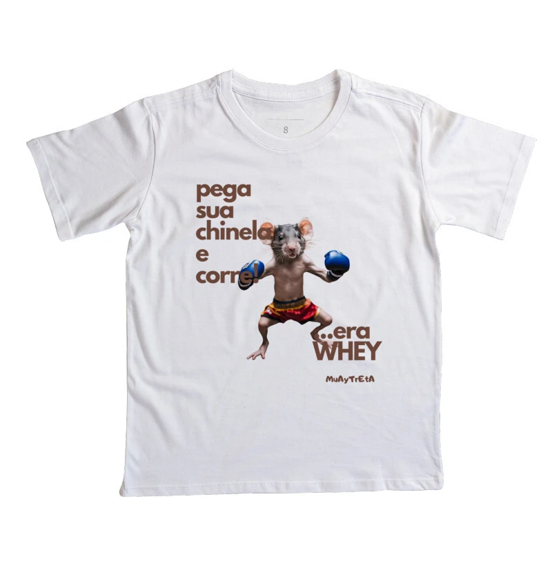 Pega sua chinela e corre, era whey!  - rato