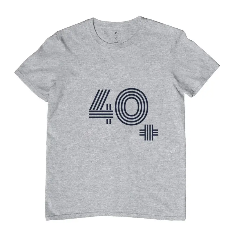 40 MAIS estampa marinho