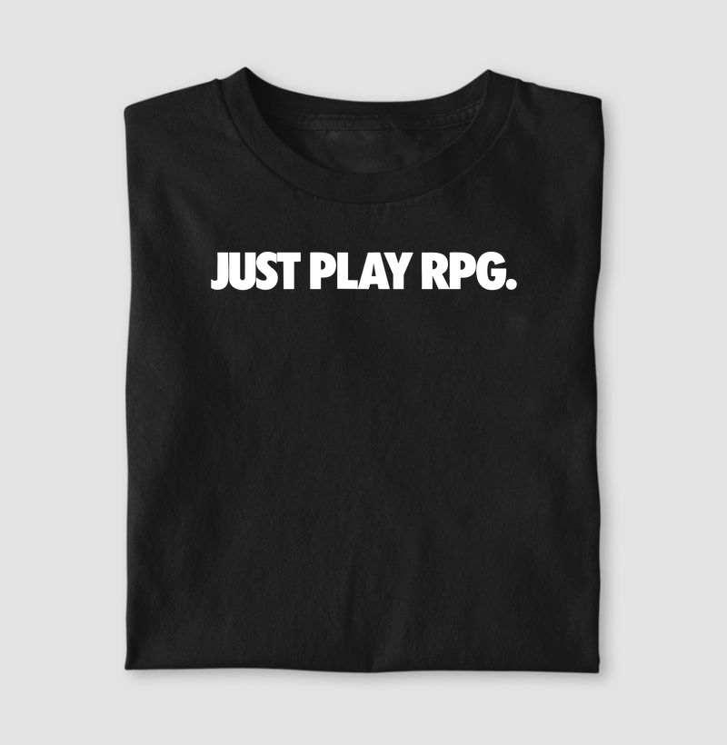 JUST PLAY RPG. - Camiseta