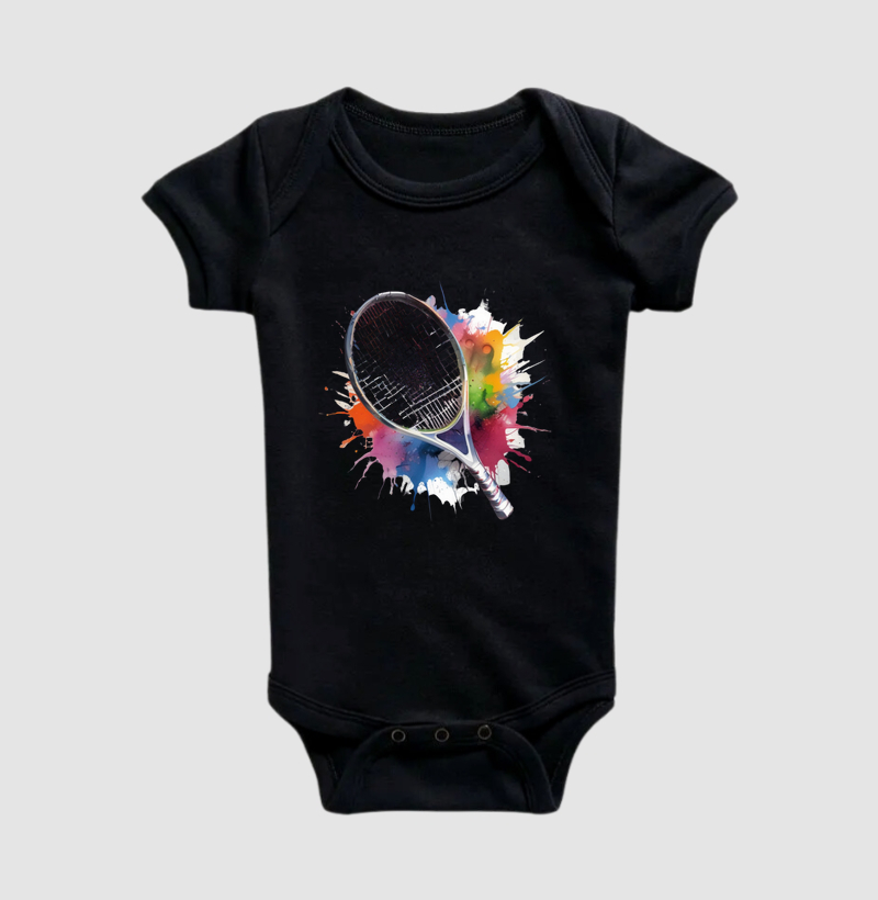 Tennis Racket in a painting - Baby