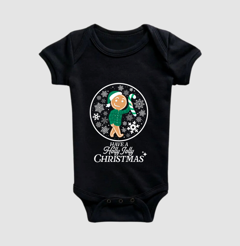 Body Infantil Natal Cookie 2