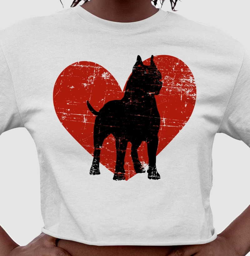 Amstaff Coração Vermelho