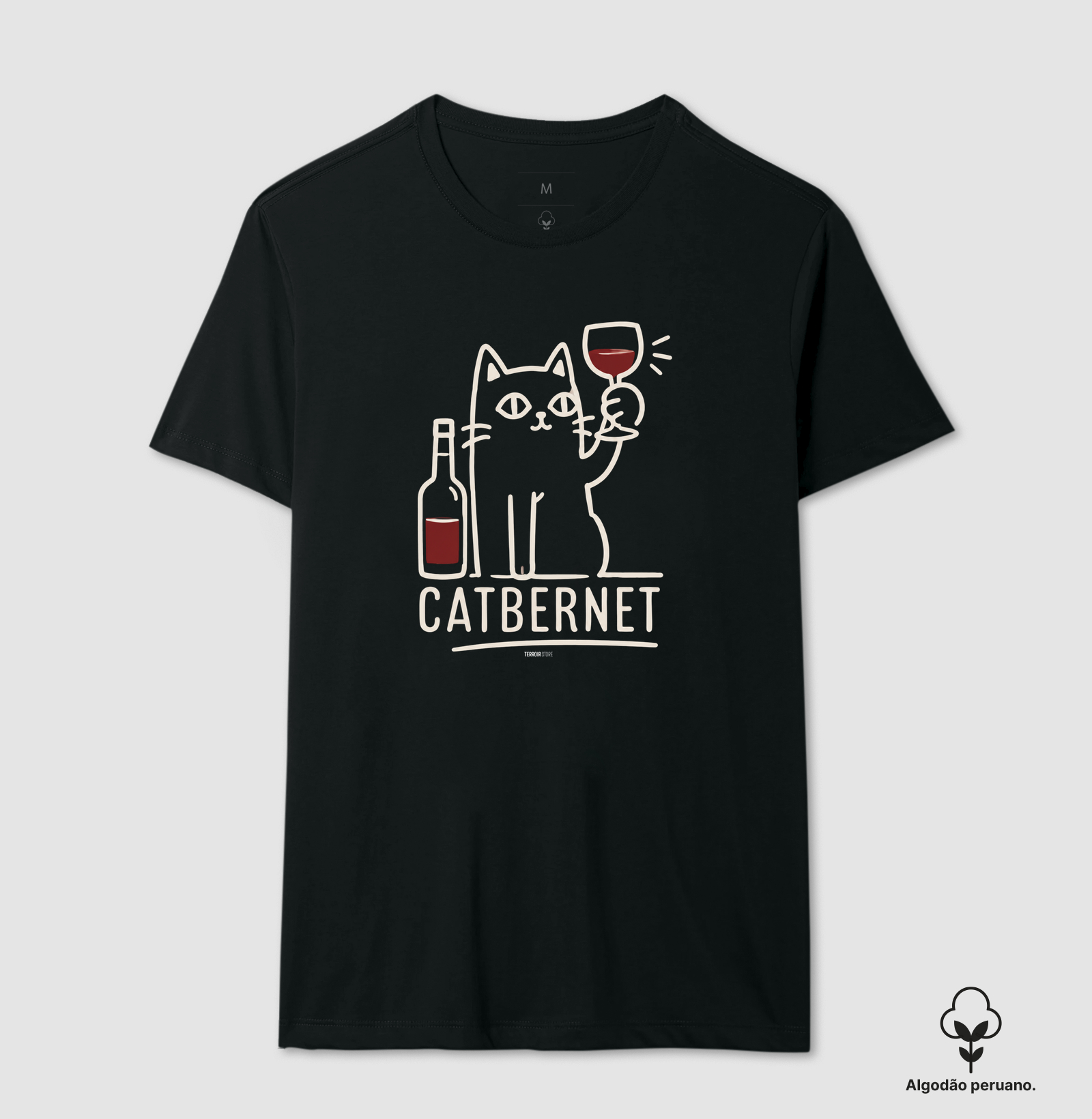 Camiseta Vinho - Catbernet