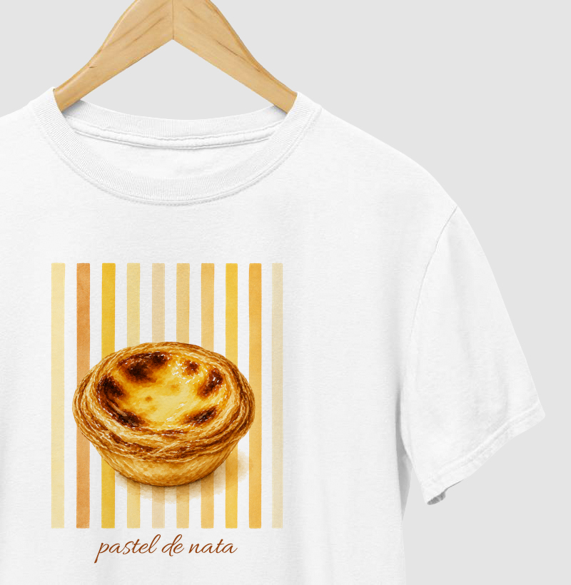 Pastel de nata em aquarela